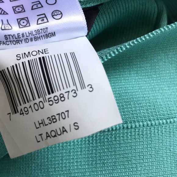 BCBG Maxazria Aqua Bandage Skirt - Picture 4 of 4